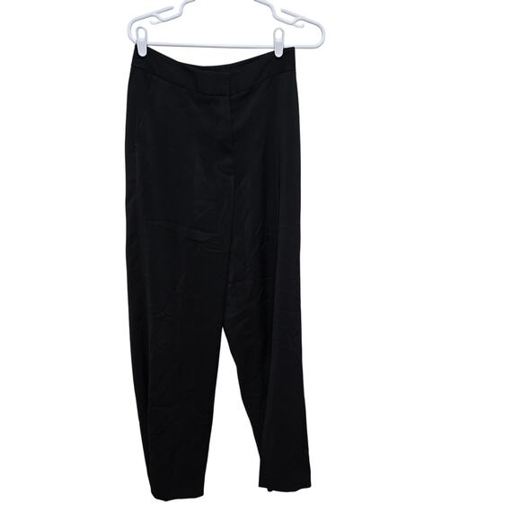 Quince Black Stretch Crepe Classic Dress Work Trouser Size 6 - Picture 1 of 7